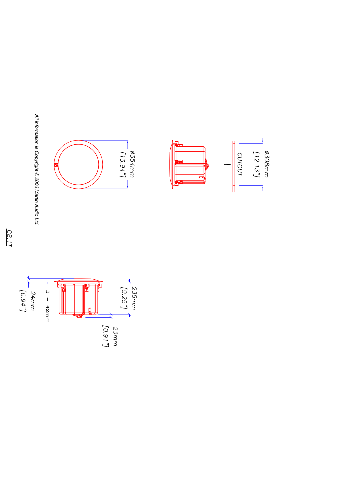 Technical drawing for C8.1T