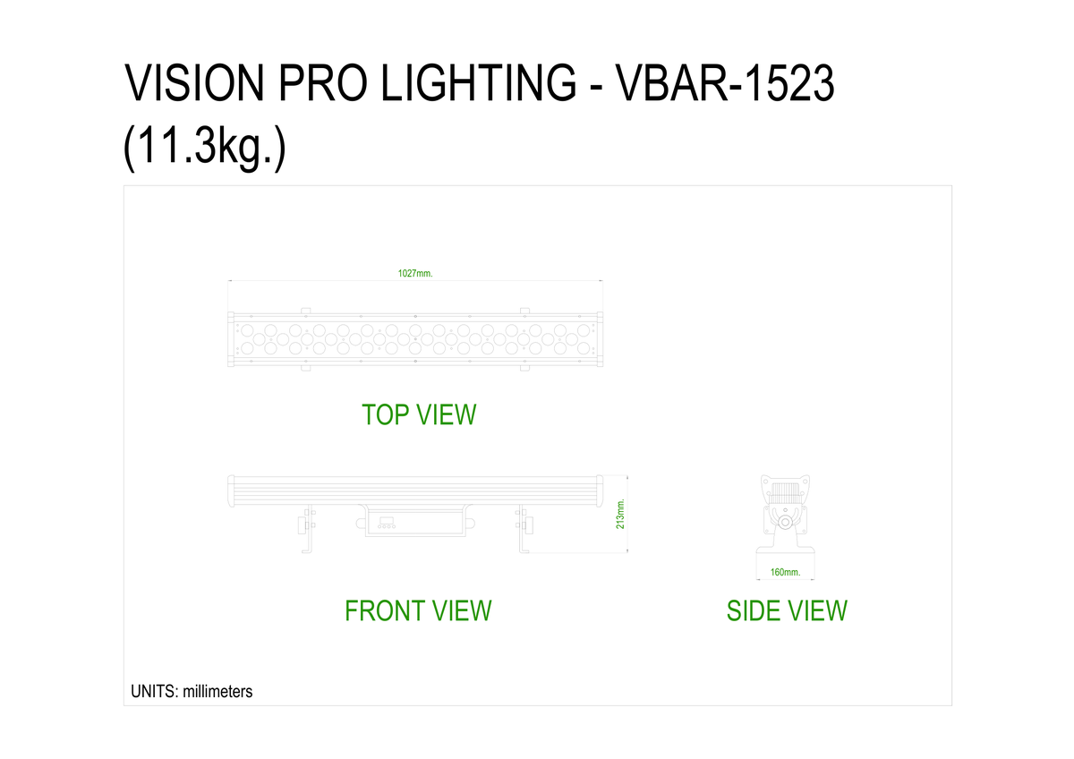 Technical drawing for VBAR-1523