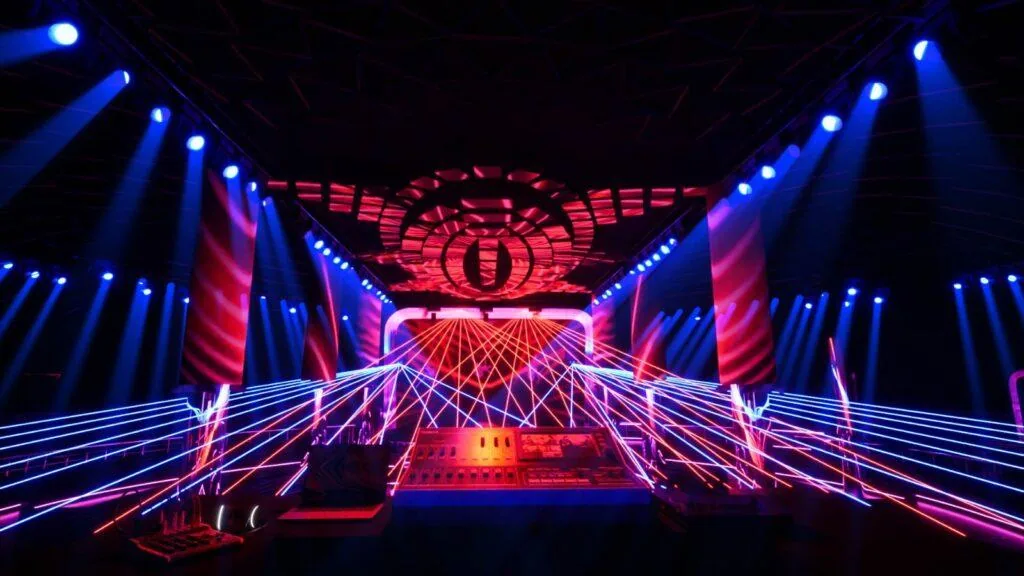 Concert stage lighting and laser design by Pulse