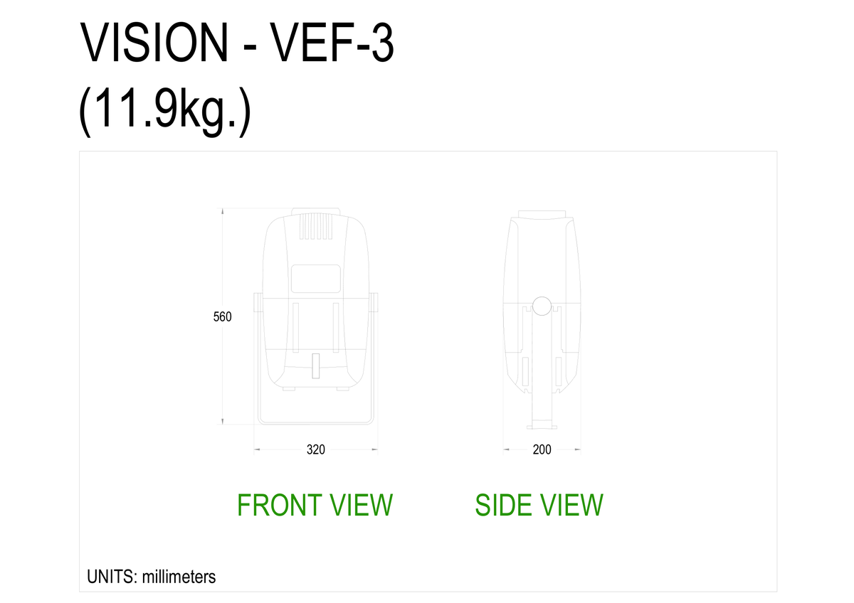 Technical drawing for VEF3